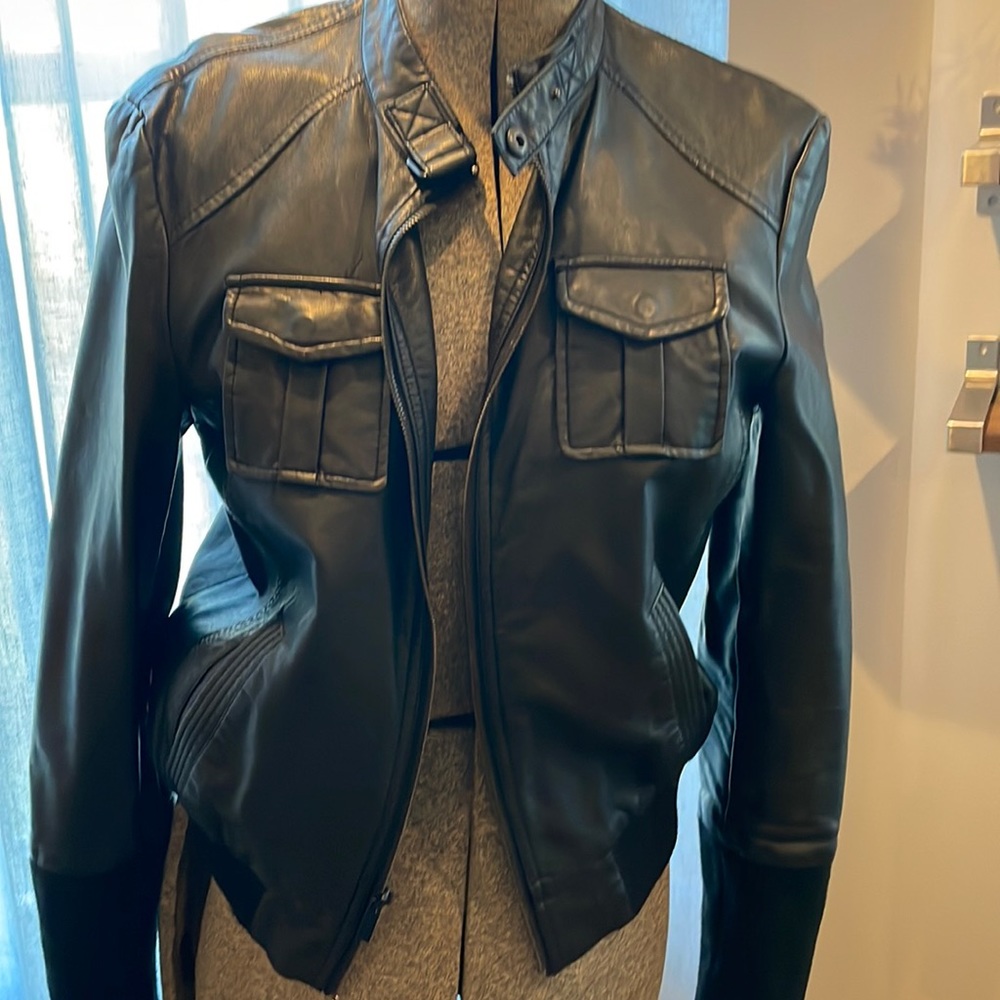 Leather jacket